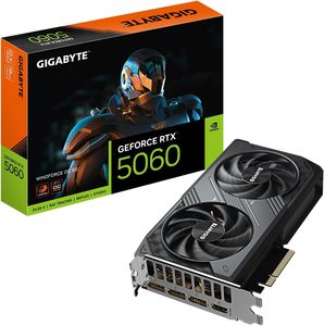 การ์ดจอ ATI 5060 WINDFORCE OC 8G สำหรับเดสก์ท็อป 8GB 128-bit PCIe 5.0 รุ่นใหม่ ระบายความร้อนด้วยพัดลม การ์ดจอ RTX 5060ti - Product Image 1