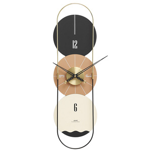 Wozoom Nordic Wall <b>Clock</b> Large Artistic Modern Minimalist Decorative For Living Room <b>Battery</b> Powered Single Face Irregular Shape - Product Image 5