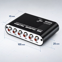 Dekoder Audio Home Theater 5.1 DolbI DTS AC3 Optik SPDIF Koaksial ke 6 RCA Konverter Bersertifikasi CE FCC Grosir