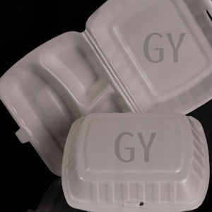 Boîte en mousse légère, vaisselle jetable en mousse, boîte en mousse à usage unique, boîtes en mousse bon marché pour la nourriture, boîte à emporter en mousse - Product Image 1