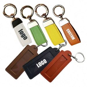 Llavero en Blanco Grabado con Láser, Llavero Promocional para Coche, Llavero de Cuero al por Mayor - Product Image 1