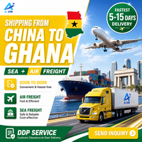 Envío DDP de China a Ghana, Transporte Marítimo, Servicio de Logística de Envío Exprés, Agente de Carga