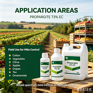 Propargite 730 G/L EC, Acaricida y Pesticida <span class=keywords><strong>para</strong></span> Árboles Frutales, contra Ácaros Rojos, Ácaros de Hoja, Ácaros del Óxido y <span class=keywords><strong>Garrapatas</strong></span> - Product Image 5