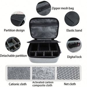 Activated Carbon Deodorization EVA Digital Lock <b>Tool</b> <b>Case</b> Multifunction <b>Tool</b> Kits Storage Bag - Product Image 6