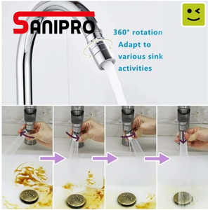 Xiaomi-adaptateur pour <span class=keywords><strong>robinet</strong></span> <span class=keywords><strong>de</strong></span> cuisine ou <span class=keywords><strong>de</strong></span> <span class=keywords><strong>salle</strong></span> <span class=keywords><strong>de</strong></span> bains, nouveau, dispositif d'aération à 2 débit 360 degrés d'économie d'eau - Product Image 6