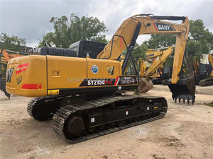 Excavatrice d'occasion Sany Sy215c, marque chinoise, 20T, 21.5T, 22T, excavatrice de taille moyenne en stock à vendre - Product Image 4