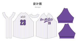 Maillot de baseball à manches courtes en maille respirante à séchage rapide personnalisé avec impression par sublimation pour adultes - Product Image 4