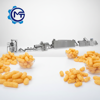 Extrudeuse à double vis pour snacks soufflés au fromage, ligne de production de snacks soufflés au maïs