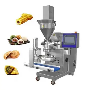 Machine à empanadas la plus populaire Machine à fabriquer 4 boulettes en tranches Production en ligne complète Petite machine à fabriquer des samosas