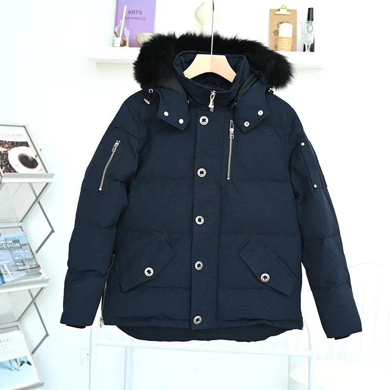 고품질 방수 다운 재킷 남성 겨울 두꺼운 벨벳 방풍 코트 다운 재킷