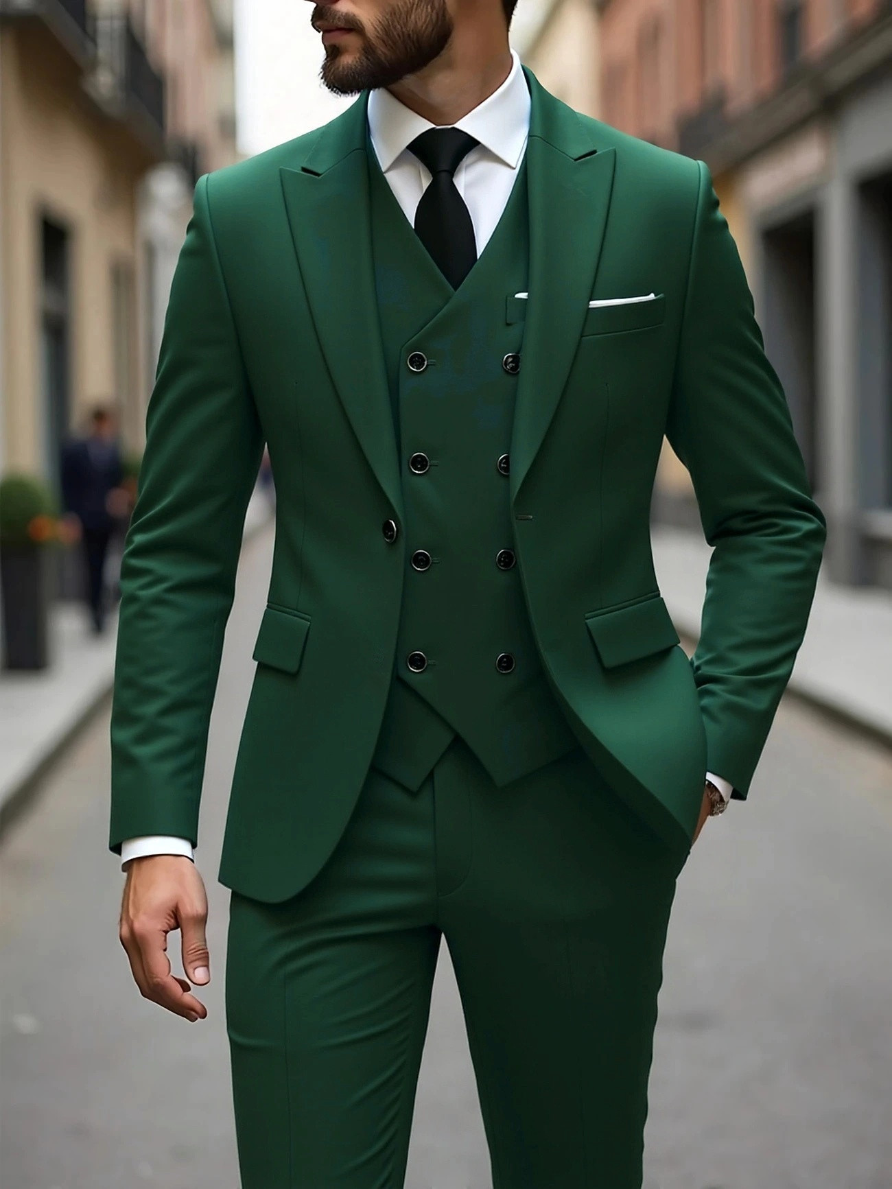 Pantalón chaqueta verde militar