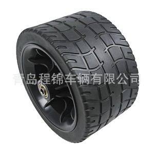 ล้อรถเข็นแคมป์ปิ้ง Cheng Jin ขนาด 7x4 นิ้ว ทำจาก PVC แบบตัน พร้อมลูกปืนคู่ รับน้ำหนักได้ 40 กก. - Product Image 1