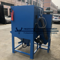 Machine de sablage automatique à tambour rotatif, sablage à baril roulant pour produits en plastique