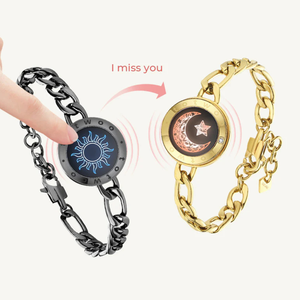 Fine <span class=keywords><strong>Totwoo</strong></span> Long Distance Touch Smart Jewelry Pulseras chapadas en oro de acero inoxidable Compras Regalo único para graduación en línea - Product Image 1