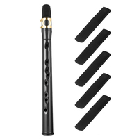 Mini Saxofoon Alto Mondstuk Pocket Sax Met 5 Riet Muziekinstrument Draagbare Kleine Houtblazers Instrument Met Draagtas