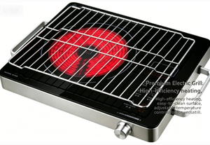 <span class=keywords><strong>Cocina</strong></span> Eléctrica Infrarroja de Acero Inoxidable de 2200W con Parrilla, 220V, Multifuncional, para Exteriores y Hoteles, Disponible en Stock - Product Image 6
