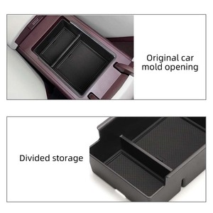 Caja de almacenamiento para reposabrazos para Zeekr X, accesorios, reposabrazos de plástico ABS, organizador de consola central, accesorio Interior para automóvil - Product Image 4