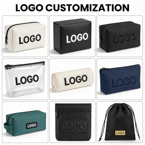 Tas Kosmetik Kanvas Logo Kustom dengan Ritsleting, Kantong Kuas, Tahan Air, Pouch Perjalanan, Gaya Fashion, Merk TQ, Model TQ-13 - Product Image 5