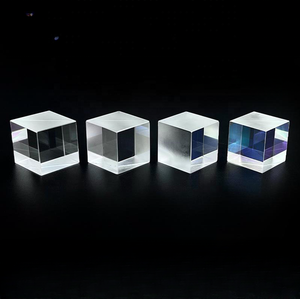 Divisor de prisma de cubo óptico de alta calidad Prisma de cubo X, divisor de haz de cubo estándar de 10mm 50R/50T - Product Image 4