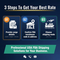 Services d'expédition aérienne Chine-USA, transit de fret express FCL/LCL+Express, Amazon FBA, livraison express aérienne rapide DDP
