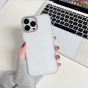 Funda de teléfono móvil Mo Ya Shield de color transparente para iPhone Samsung