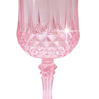 Gobelet en verre vert, verre à vin de 220 ml, coupe à vin pour mariage, vaisselle pour fête sur la plage, gobelet diamant
