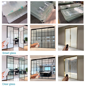 Solusi Pintu Kaca Tanpa Bingkai Kustom, Dinding Kaca Geser untuk Gedung Kantor, Pintu Geser Kaca Buram Beralur Pintar untuk Privasi Interior - Product Image 4