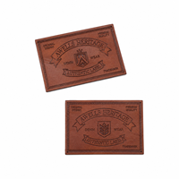 Étiquette en cuir personnalisée avec logo gaufré ou en relief pour jeans, vestes, sacs, vêtements, OEM, ODM, échantillonnage rapide, approvisionnement en gros AWELLS