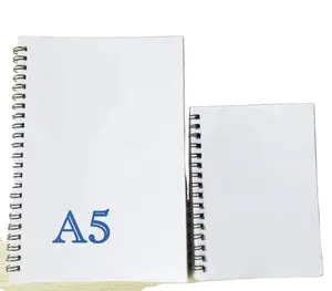 Lancoda-Cuaderno en espiral para escuela y oficina, A4, A5, A6, sublimación, regalos de foto