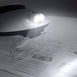 Nouvelle loupe de tête avec bandeau LED pour réparation, grossissement 1X 1.5X <span class=keywords><strong>2X</strong></span> 2.5X 3.5X 5X - Product Image 4