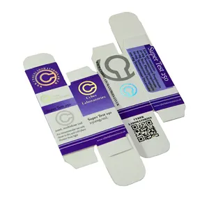 定制H g h 3D全息纸药物类固醇10毫升小瓶包装盒