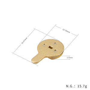 Plaquettes de frein pour trottinette électrique Ulip, entièrement métalliques, pour Kukirin G2 Pro G2 Max M4 Max BOLI BB8 NOVELA, pièces détachées pour trottinette électrique - Product Image 5