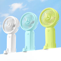 Table de bureau multifonctionnelle Ventilador Portatil Stand Air Cooling Hand Held Electric Small Portable Rechargeable Fan Mini