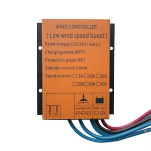 Controlador de Turbina Eólica MPPT de 300W, Entrada de 12V/24V para Carga a Baja Velocidad del Viento - Product Image 3