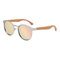 Lunettes de soleil polarisées unisexe en bambou de Wenzhou, style rétro classique et polyvalent, monture complète, idéales pour la conduite - Collection 2026