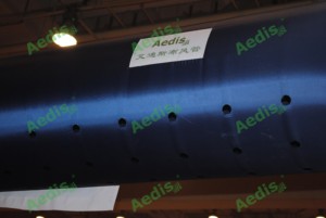 Không phải lo lắng sau bán hàng dịch vụ tùy chỉnh lỗ nhỏ đồng phục không khí vải ống dẫn khí thích hợp cho không gian nhà máy - Product Image 2