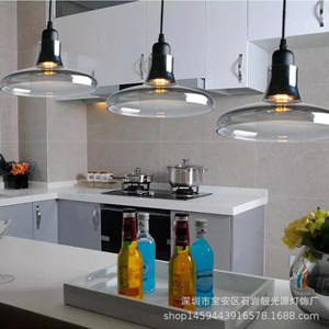 Modern Minimalist Glass Pendant <b>Light</b> Multi Head Led Chandelier For Restaurant Cafe Bar Dining Room Lighting - Product Image 2