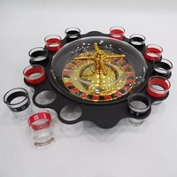 Roulette de Casino russe Roulette à boire Jeux pour adultes Jeu à boire Set Glass Shots Party Friends Toy