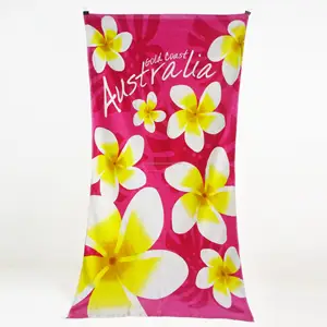 Oem nhỏ moq nhà máy giá giao hàng nhanh chóng Chất lượng cao nghệ sĩ Thiết kế phản ứng đầy đủ màu sắc in ấn tùy chỉnh cotton bãi biển Khăn - Product Image 1