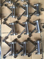 Connecteur de montage en acier inoxydable pour aileron de verre sur mesure