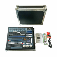 Console de contrôle d'éclairage de scène professionnelle SP DMX1024 avec écran LCD et mélangeur 1024 DMX, livrée avec flight case