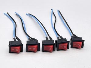 Accessoires pour motos, interrupteur pour moto/vélo électrique, interrupteur de phare avec fils, interrupteur d'alimentation pour projecteur, interrupteur à deux positions - Product Image 5