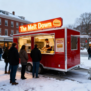 Remolque <span class=keywords><strong>de</strong></span> Comida Callejera, Carrito Móvil para Helados y Queso, Remolque para Postres, Waffles, Crepas, Panqueques, <span class=keywords><strong>Donuts</strong></span>, Compre un Food Truck en Venta - Product Image 3