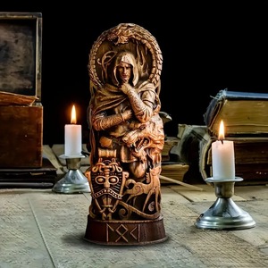 Nouveaux dieux <span class=keywords><strong>nordiques</strong></span> résine artisanat Statue décorations mythe légende Statues pour la maison ou la salle d'étude - Product Image 5