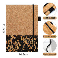 Nouvelle tendance, bloc-notes en papier écologique à base de grains de café, sans acide, A5, 160 pages, papier épais, sans transfert d'encre, bloc-notes de bureau, cadeaux