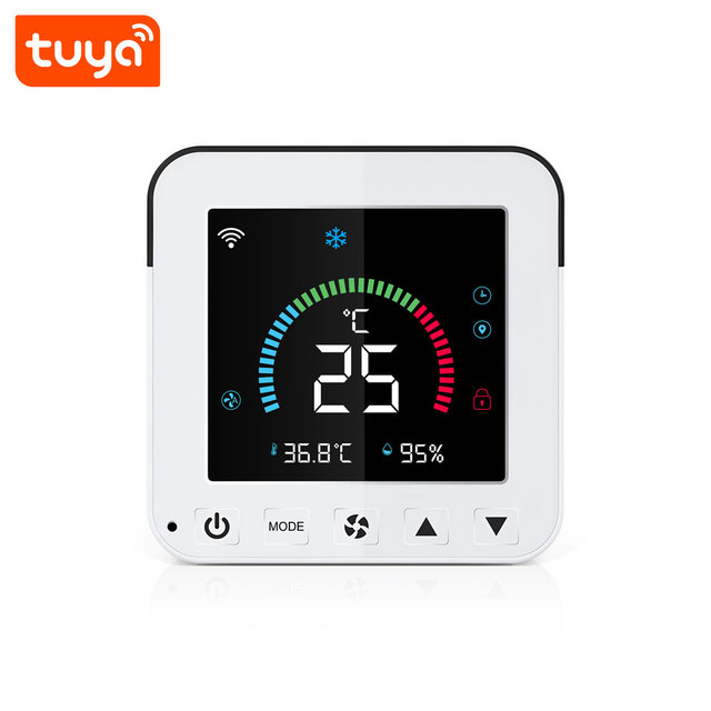 Best LCD Display Remote Control Home Tuya Smart WiFi Air Conditioner Controller With Temperature Humidity Display PST-RT01W