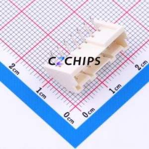 S07B-XASS-1N-BN(LF)(SN) Wire-to-Board Pin Header Through hole,P=2.5mm,Through Hole Connector 1x7P 2.5mm Right Angle Insert XA - Product Image 1