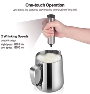 Mousseur à lait USB réglable en acier inoxydable avec double tête pour cuisine - Product Image 3