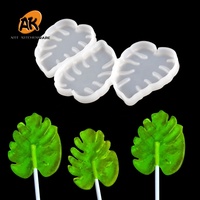 AK arbre de noël feuille d'érable époxy Silicone moule pour résine bijoux Silicone chocolat moules à sucettes Fondant décoration de gâteau