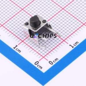 BX-TS-26-6655ZJ Tactile Switch Through hole-4P,6x6mm Switch Single Pole Single Throw Round Button 2.6N Through Hole - Product Image 1